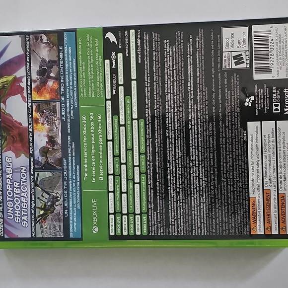 Earth Defense Force 2025 for 360 - Green Case - Picture 2 of 5